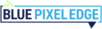 Blue Pixel Edge official logo - Digital Agency specializing in Web Design, CRM Automation, and Branding.